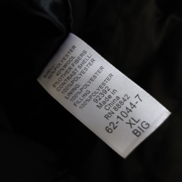 Boulder Creek Men's Big & Tall by King Size Plaid Multi-Pocket Wool Winter Vest - Picture 13 of 14